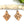 #2 Make It & Claim It Art Deco Fan Wood Dangle Earrings