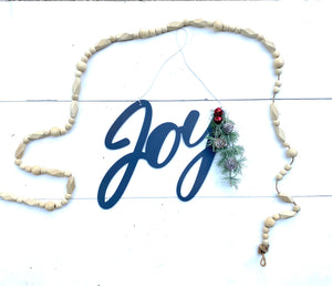 Joy Cutout for Wreath or Front Door