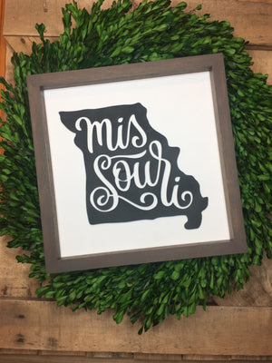 Missouri Sign Cut Out