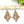 #5 Make It & Claim It Chandelier Cherry Wood Dangle Earrings