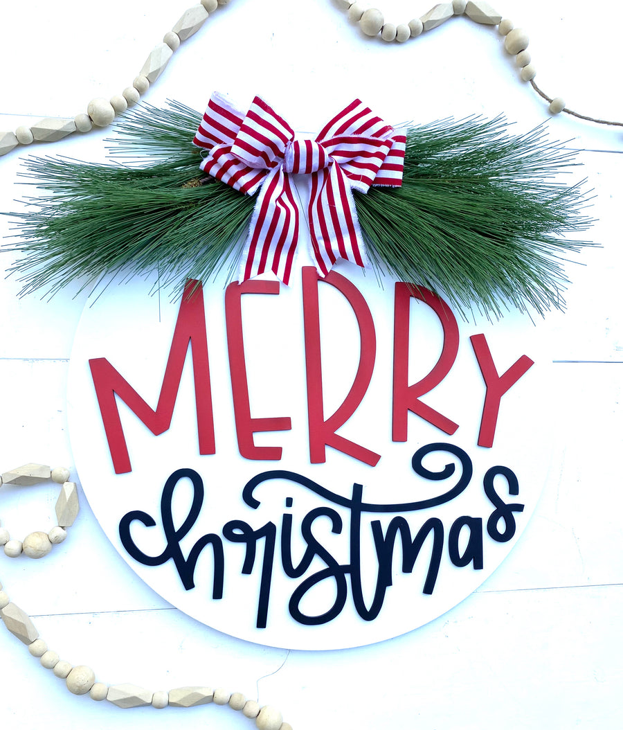 Merry Christmas Large Door Hanger