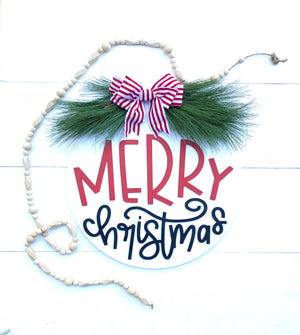 Christmas Live Sale - Merry Christmas Door Hanger