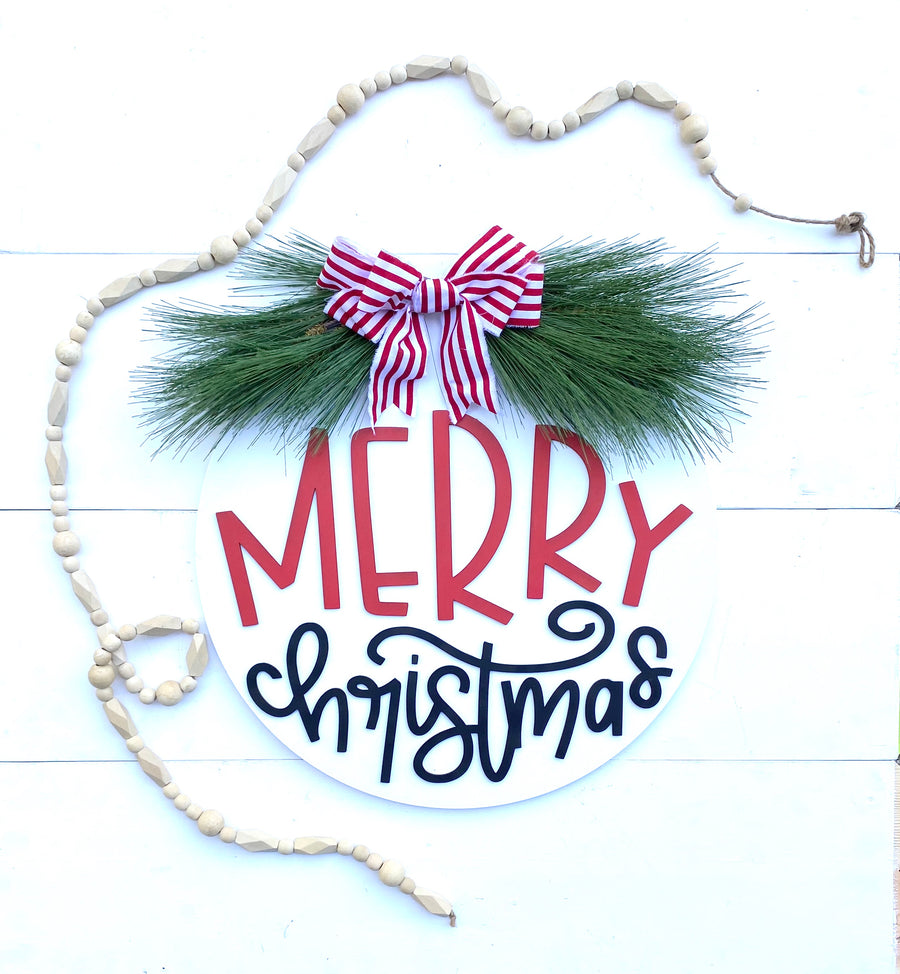 Merry Christmas Large Door Hanger