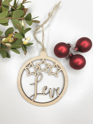 Personalized Star Ornament