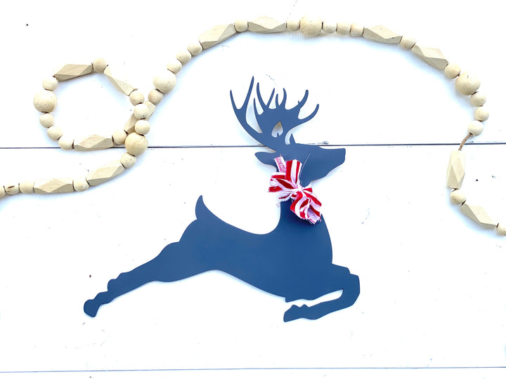 Reindeer Cutout for Wreath or Front Door