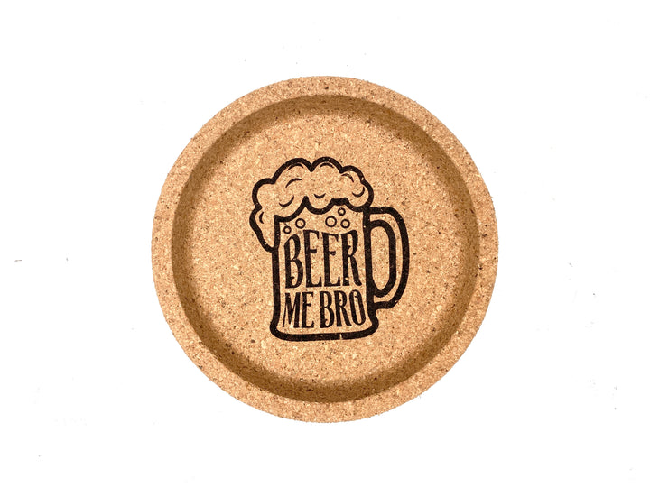 Beer Me Bro Cork Coaster - Set of 2