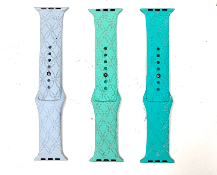 Engraved Silicone Watch Bands