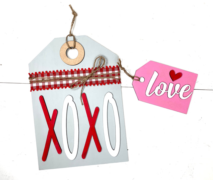 Valentines Day XOXO Tags